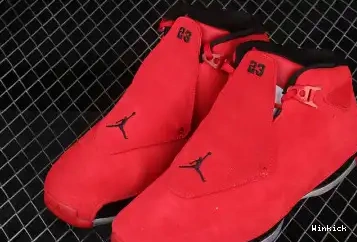 AIR - RETRO SUEDE" "RED JORDAN AIR - 18 JORDAN AA2494-601 0611